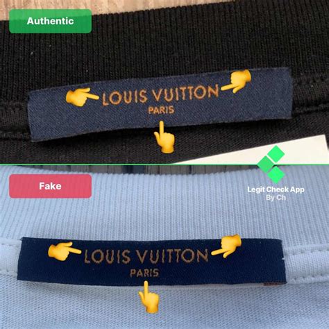 fake vs real louis vuitton shirt|louis vuitton legit check.